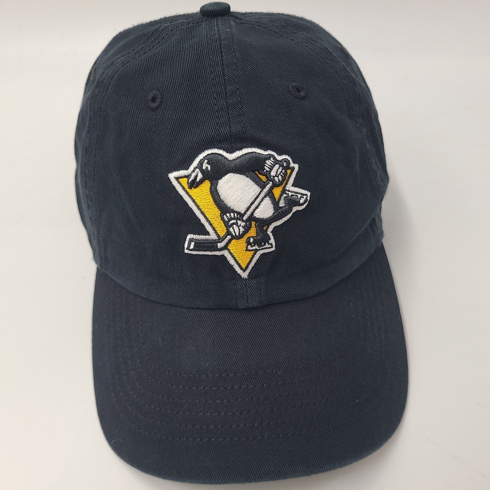 Pittsburgh Penguins Hat Fitted M 47 Brand Franchise Black NHL Hockey Logo Men